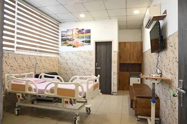 Private Patient Room with TV